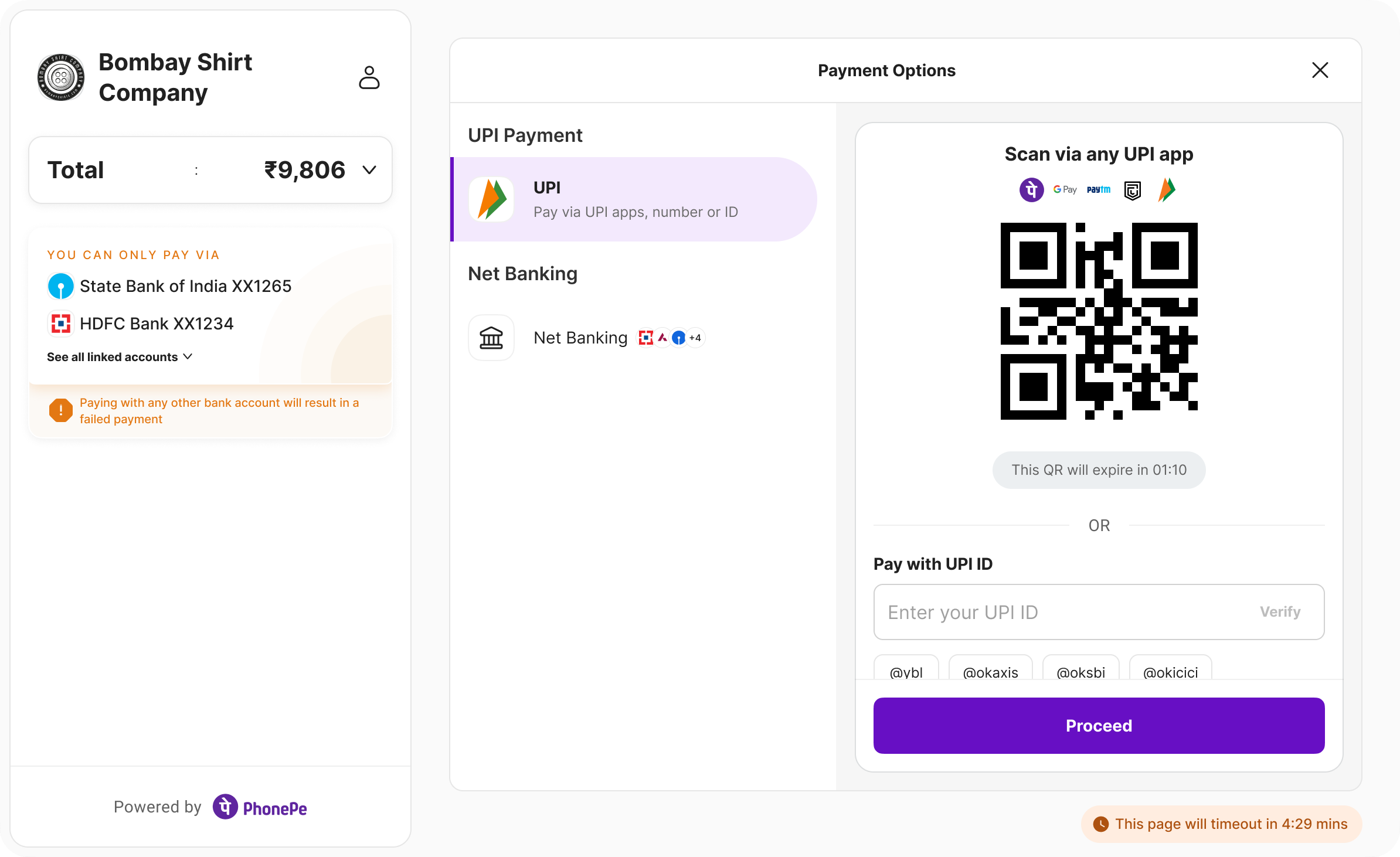 PhonePe Payment Gateway